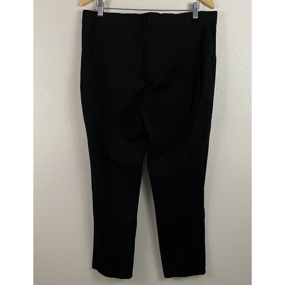Quince Womens XL Petite Black Ultra-Stretch Ponte Ankle Pull On Pant - Picture 3 of 4